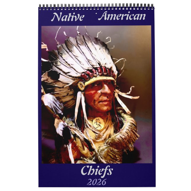 Calendário de Chefes Nativos Americanos (Capa)