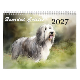 Calendário de Collies Barbudo 2027