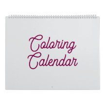Calendário de Colorir Submarino