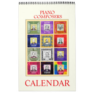 Calendário de Compositores Piano