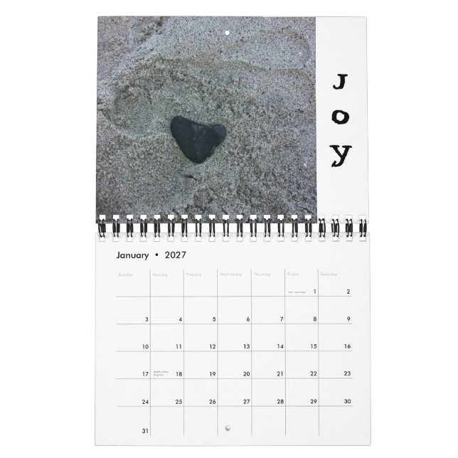 Calendário de Corações de Amor 2014 - 3 (Jan 2027)