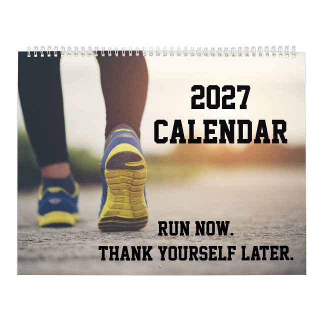 Calendário de corrida de 2027 para mulheres corred (Capa)