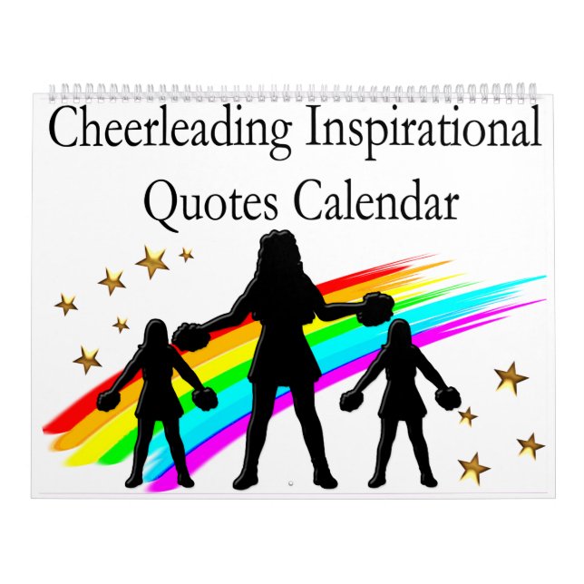 CALENDÁRIO DE COTAS INSPIRATIVAS DO cheerleader (Capa)