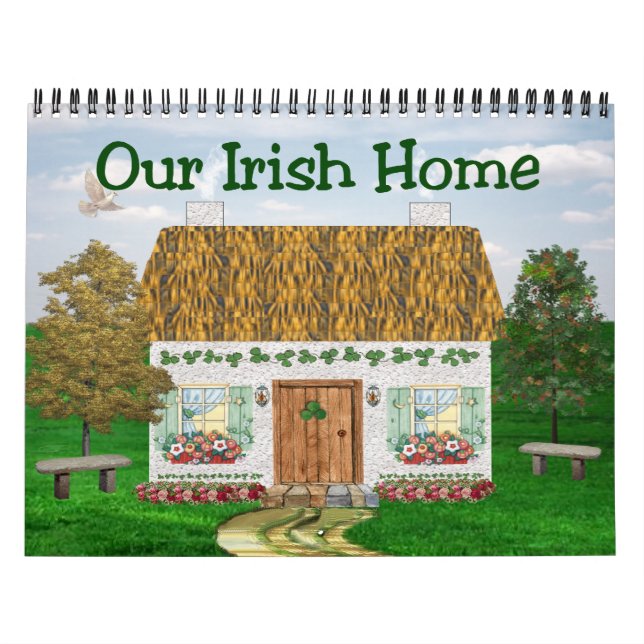 Calendário de Cottages Irlandeses (Capa)