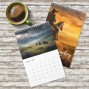 Calendário de Cowboy Ocidental