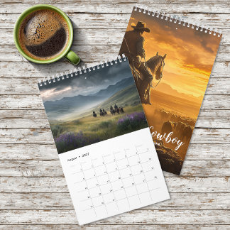 Calendário de Cowboy Ocidental