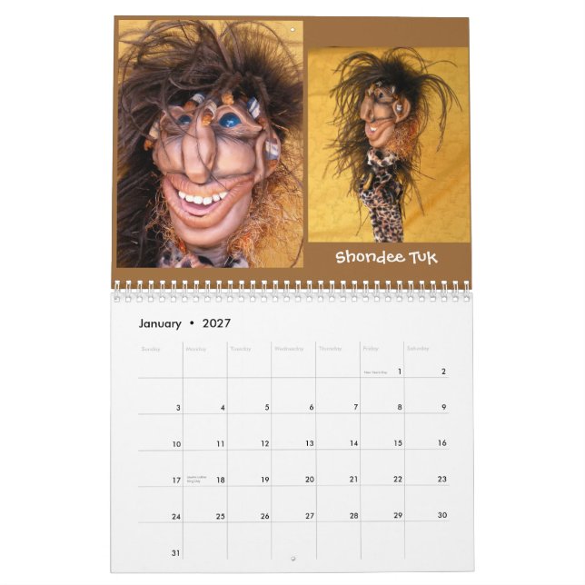 Calendário de Crazies 2012 do Stir (Jan 2027)