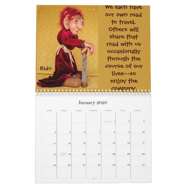 Calendário de Crazies do Stir 2013 (Jan 2026)