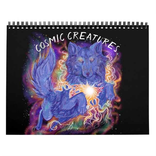 Calendário de Criaturas Cósmicas (Capa)