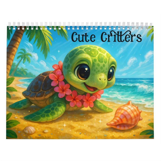 Calendário de Criaturas Fofas (Capa)