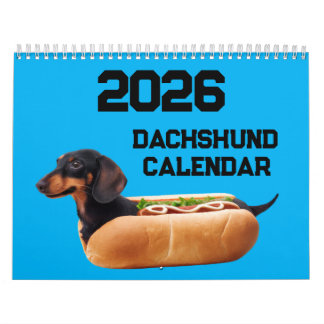 Calendário de Dachshund