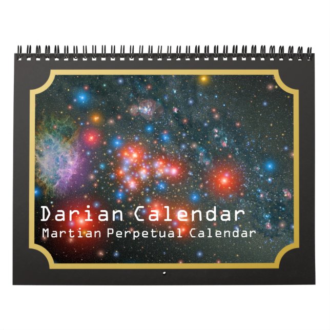 Calendário de Darian: Calendário perpétuo marciano (Capa)