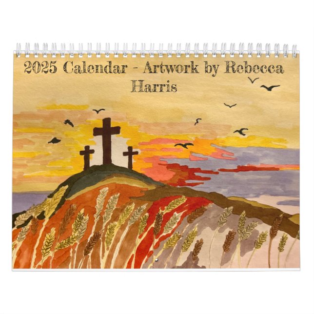 Calendário de Desenhos de Arte Original 2025 (Capa)