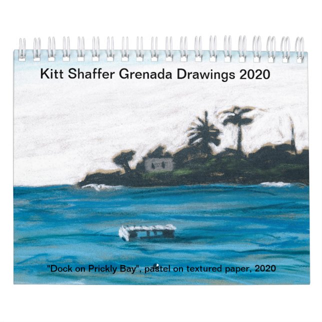 Calendário de Desenhos de Grenada em Kitt Shaffer  (Capa)