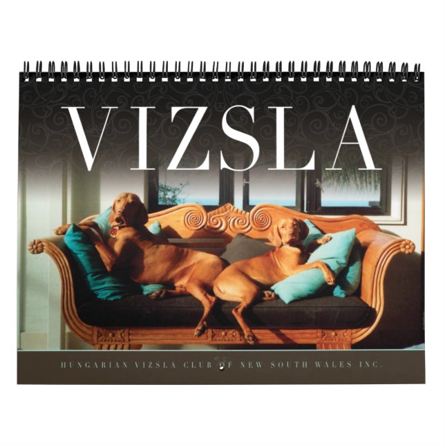 Calendário de Dolce Vizsla do La (Capa)
