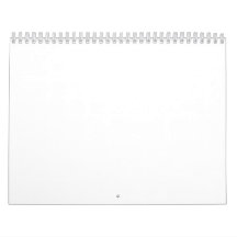 Calendário de duas páginas, padrão, 11" x17 "