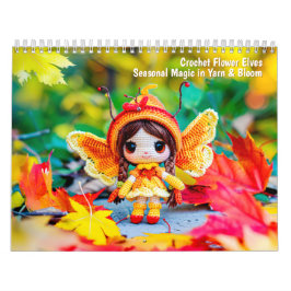 Calendário de Elfos de Crochê Florais – Magia Sazo