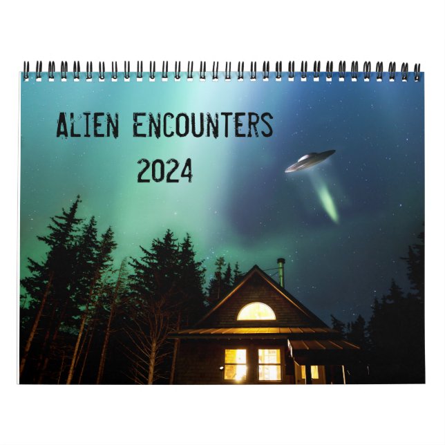 Calendário de Encontros de alienígena 2023 (Capa)
