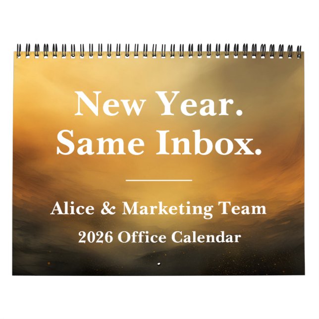 Calendário de escritório engraçado 2026 Humor (Capa)