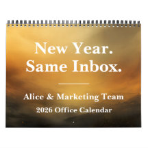 Calendário de escritório engraçado 2026 Humor
