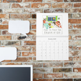 Calendário de Escrituras Cristãs Ilustrado