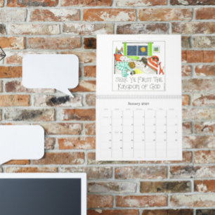 Calendário de Escrituras Cristãs Ilustrado