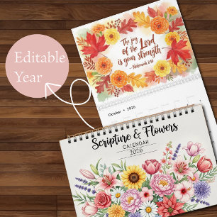 Calendário de Escrituras Florais