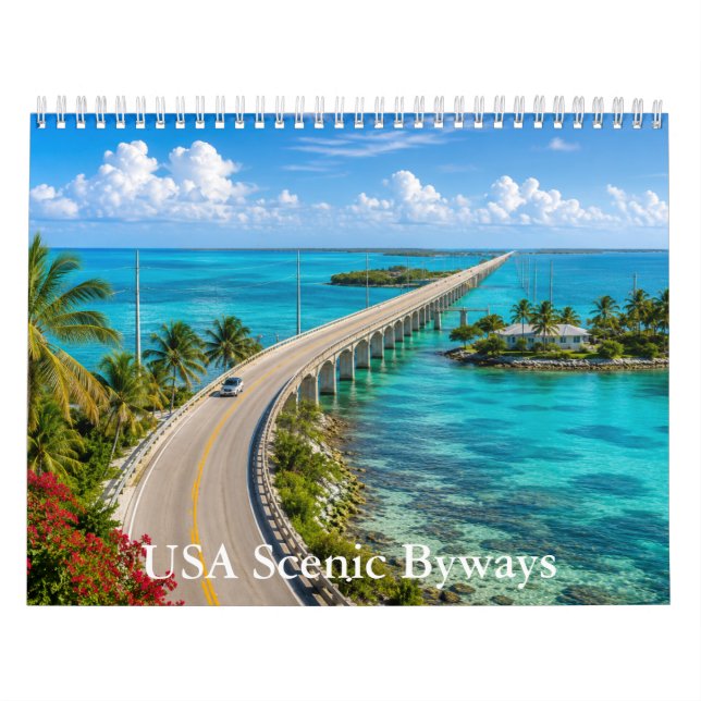 Calendário de Estradas Panorâmicas dos EUA  (Capa)