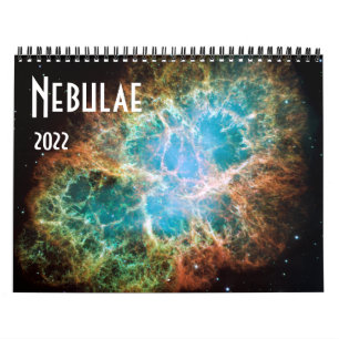 Calendário de Estrelas da Nebulosa Espacial da NA