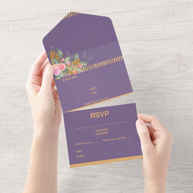 calendário de EVENTOS de flores personalizável (Aba destacável)