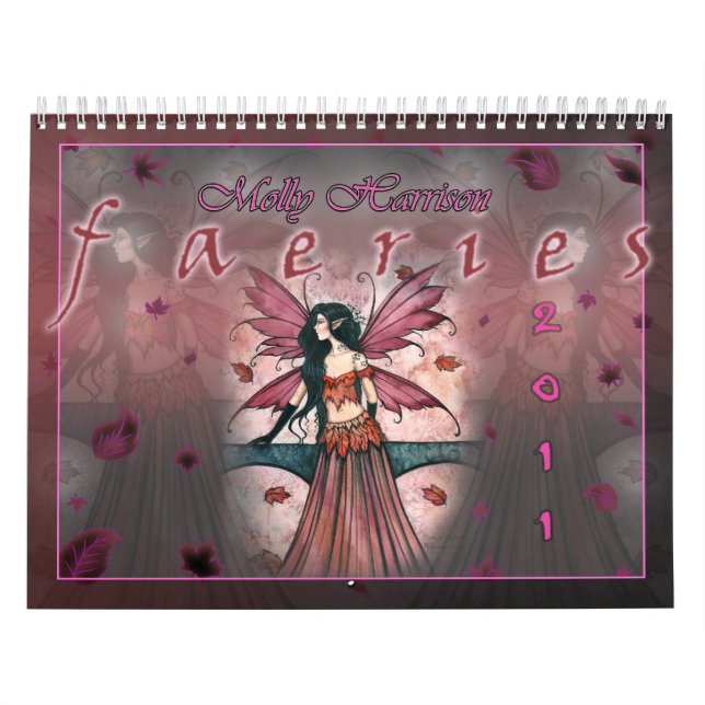 Calendário de Fadas 2011 por Molly Harrison (Capa)