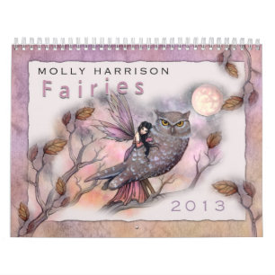 Calendário de Fadas 2013 por Molly Harrison