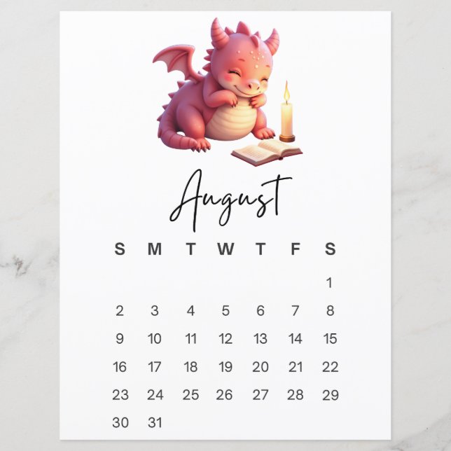 Calendário de Fantasia do Livro de Histórias do Be (Frente)