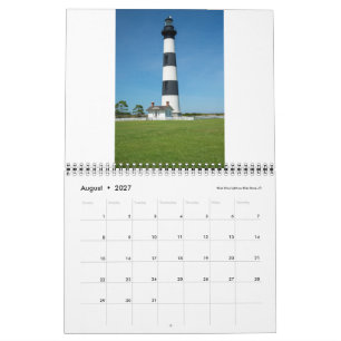 Calendário de Faróis da Carolina do Norte de 2027
