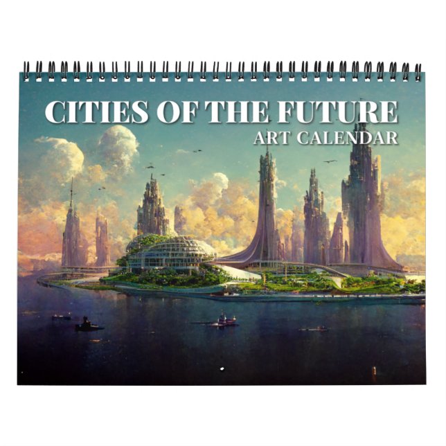 Calendário de Ficção Científica Cidades do Futuro  (Capa)