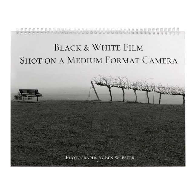 Calendário de Filme Preto e Branco (Capa)