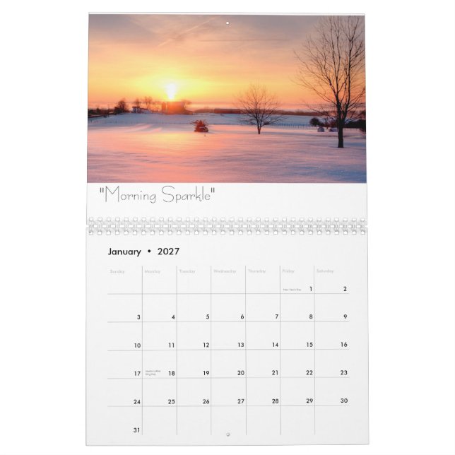 Calendário de Fisherphotoart 2014 (Jan 2027)