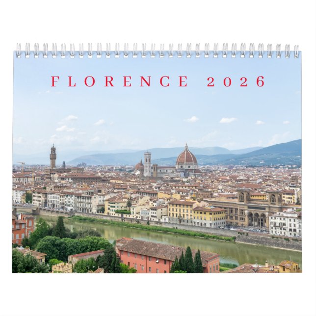 Calendário de Florença 2026 (Capa)