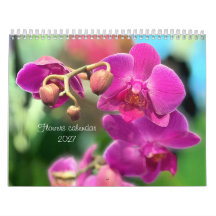 Calendário de flores