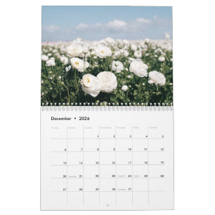 Calendário de Flores 2026