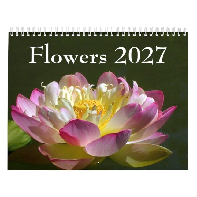 Calendário de Flores 2027 (Capa)