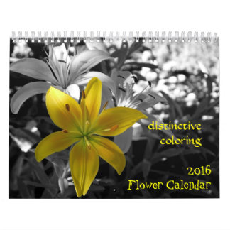 Calendário de Flores de 2016