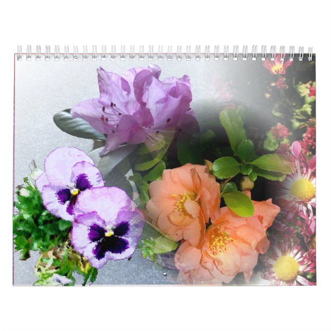 calendário de flores de jardim (Capa)