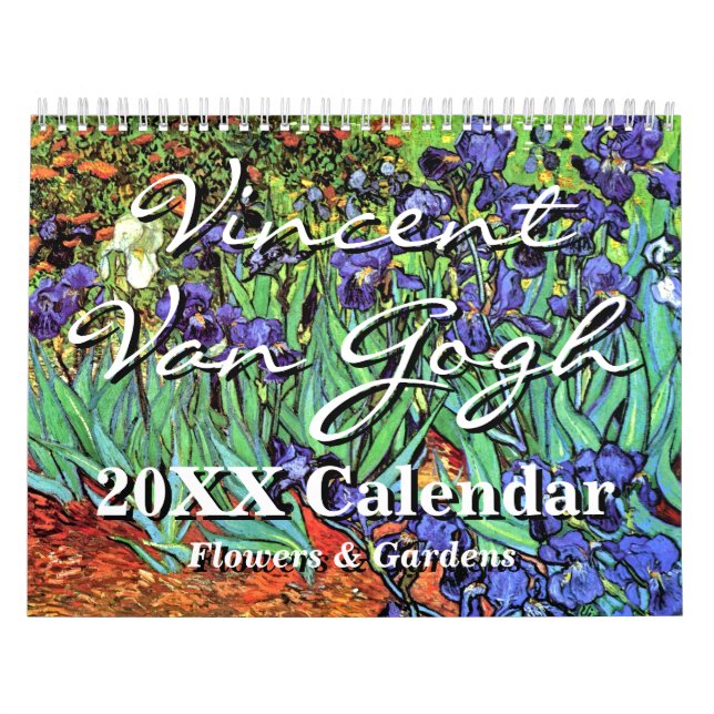 Calendário de Flores e Jardins de Vincent Van Gogh (Capa)