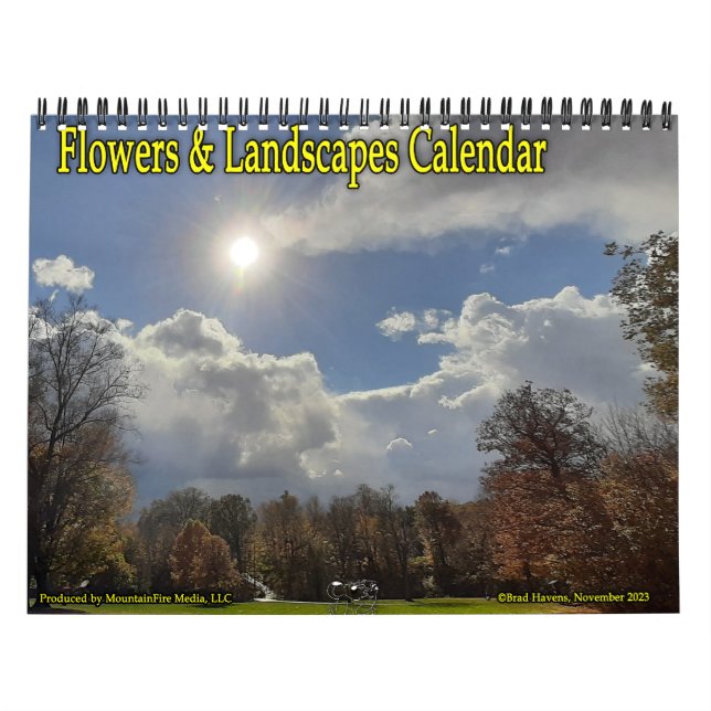 Calendário de Flores e Paisagens! (Capa)
