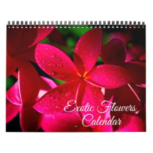Calendário de Flores Exóticas
