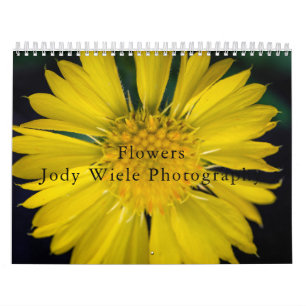 Calendário de Flores por Jody Wiele Fotografia