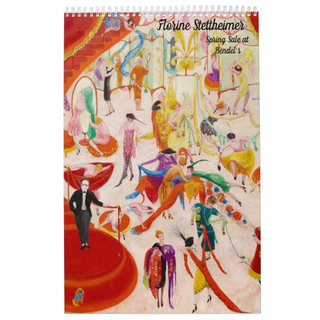 Calendário de Florine Stettheimer (Capa)