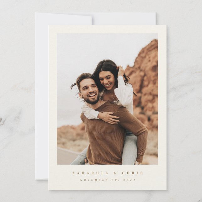 Calendário de Foto de Cartão de Salvamento do Cora (Verso)