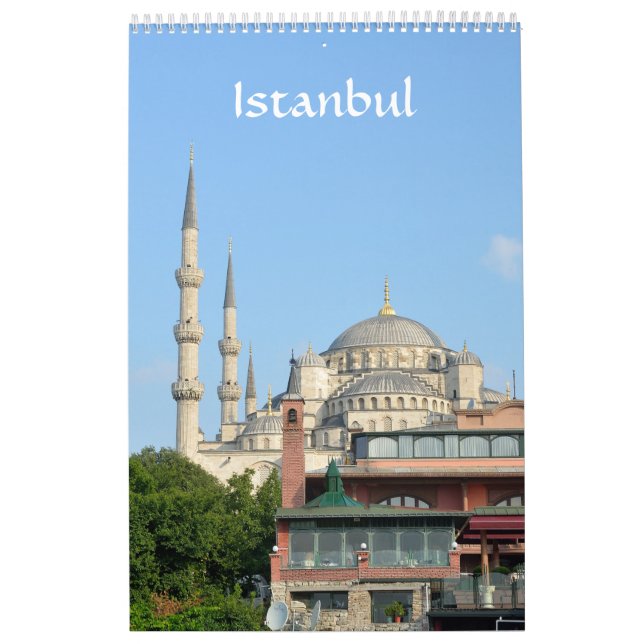 Calendário de Foto de Istambul por 12 meses (Capa)